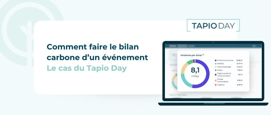 Comment réaliser le bilan carbone d’un événement – Le cas du Tapio Day